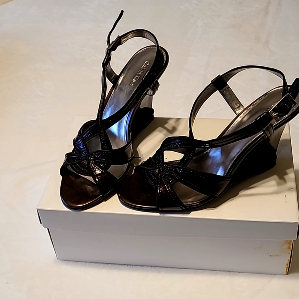 Calvin Klein wedge dress shoes